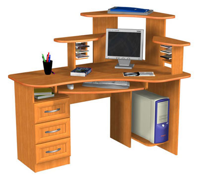Угловой компьютерный стол УСК-5 правый